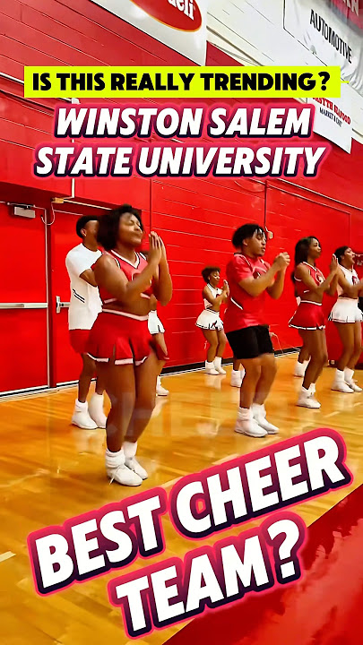 HBCU Cheer Team Brings the HEAT at Winston-Salem State University!