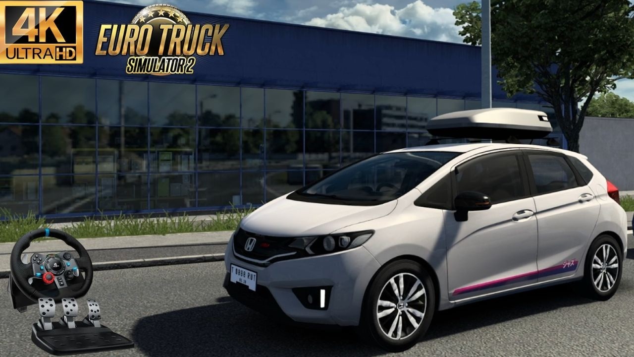 Honda Jazz GK5 | Euro Truck Simulator 2 | G29 Steering Wheel 4K GamePlay