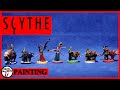 Scythe Board Game miniatures painted, including Invaders From Afar expansion