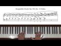 Burgmuller Etude Op. 100, No. 12 Farewell (Adieu) Piano Tutorial