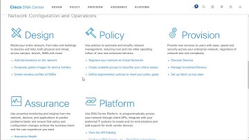 DNA Center Overview and Platform APIs