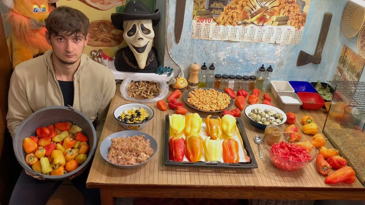 ВЕЛИКИЕ ПЕРЦЫ С Б\У НАЧИНКОЙ | РЕСТАВРАЦИЯ ЕДЫ - YouTube