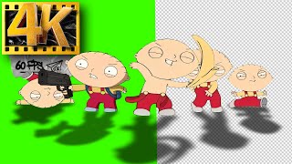 Stewie Dancing | Meme on Green Screen  - Footage 4K
