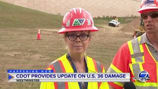 Full news conference: CDOT provides update on US 36 damage