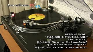 Depeche Mode:  &quot; Pleasure Little Treasure.&quot;  ( Glitter Mix.) ... En Vinyl Maxi Single 12&quot; ¡¡¡