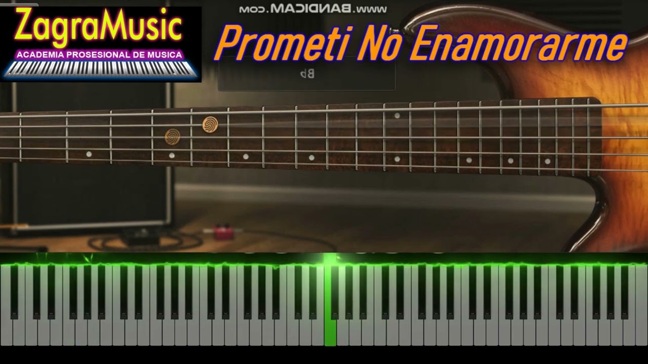 PROMETI NO ENAMORARME - LOS JHOFAMAS -TUTORIAL -BAJO-TECLADO