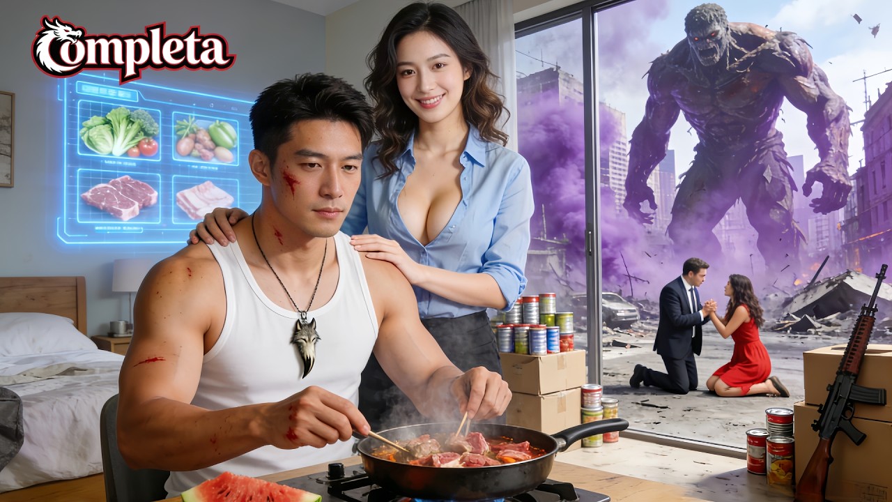 Traído no apocalipse, renasce; gasta 5 bi em bunker, larga ex e casa c/ CEO linda!