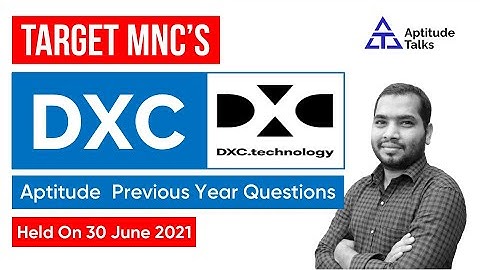 DXC  Mock slot on 30-06-2021   Logical Reasoning and Aptitude Questions with Answers| BY SALEEM sir