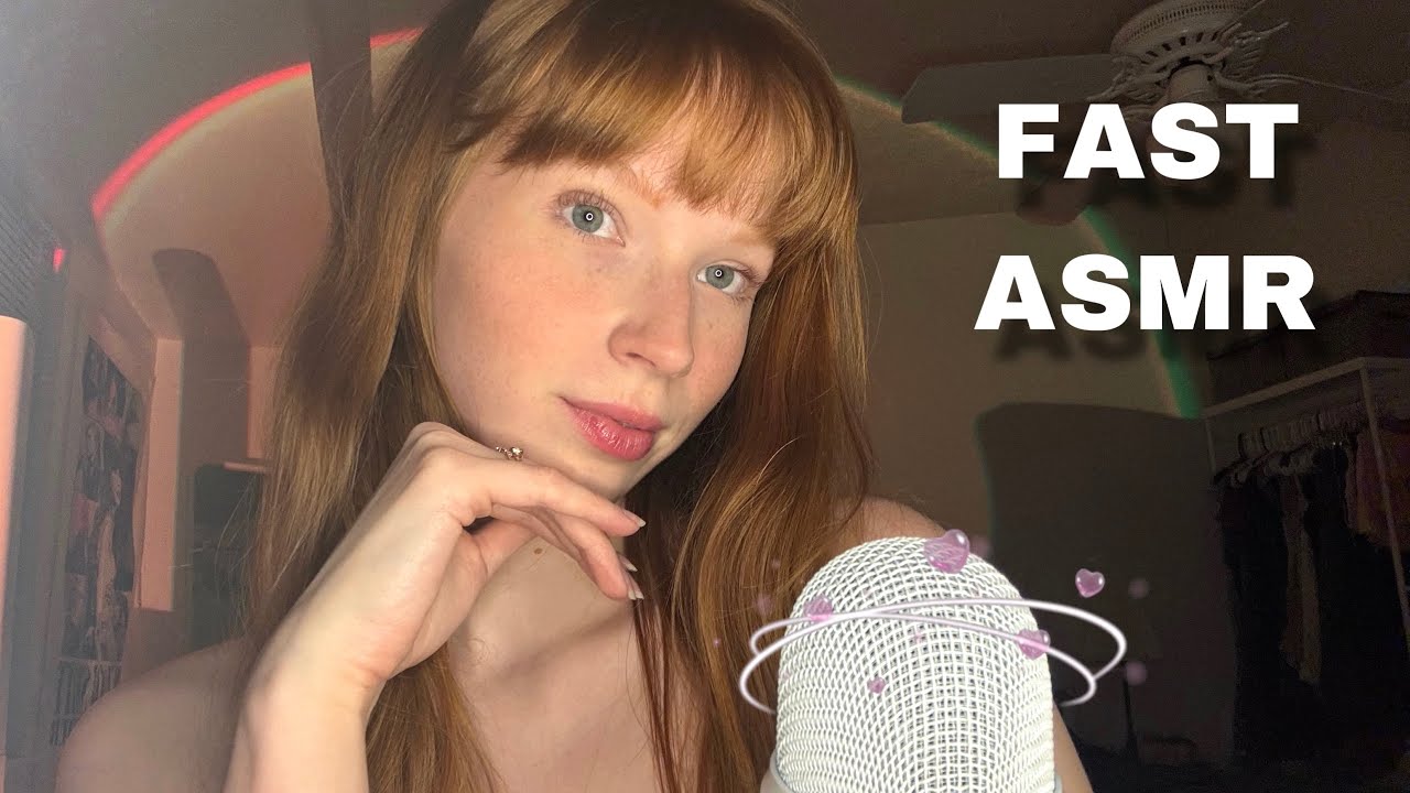 ASMR | Fast Hand Sounds/Movements, Mouth Sounds, etc ₊˚⊹♡