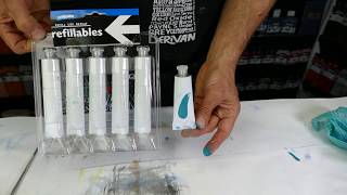 Product Profile – Derivan Refillable – Empty Paint Tube Pack