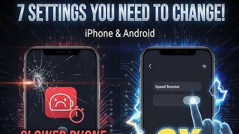 Change these 7 settings to improve phones life!#technology #mobile #battery #trending