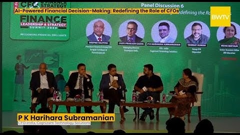 AI-Powered Financial Decision-Making: Redefining the Role of CFOs | Panel Discussion