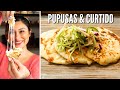 HOW TO MAKE PUPUSAS & CURTIDO! Healthy & Delicious!