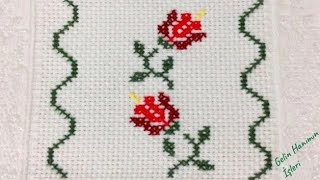 ETAMİN HAVLU İSLEME NASIL YAPILIR | MUTFAK BANYO HAVLULARINIZ İÇİN KANAVİCE İSLEME | Hand Embroidery ETAMİN HAVLU İSLEME NASIL YAPILIR | MUTFAK BANYO HAVLULARINIZ İÇİN KANAVİCE İSLEME | Hand Embroidery