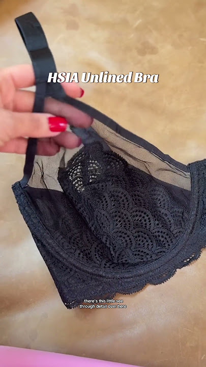 HSIA Unlined Bra #unlinedbra #lacebra #bra