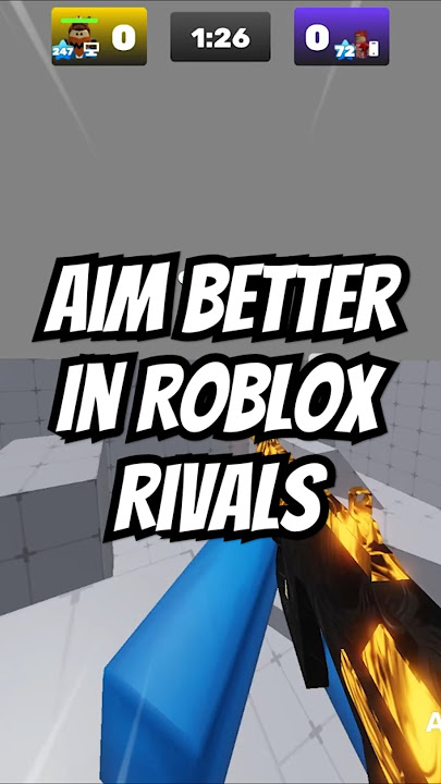 How To Aim Better In Roblox Rivals #shorts #clix #robloxrivals