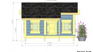 Dh303 - Dog House Plans - Dog House Design - Insulated Dog House