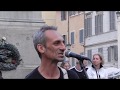 Comfortably numb time money covers of pink floyd at campo de fiori giordano bruno  roma italy