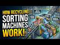 How Recycling Sorting Machines Work – Separating Mountains of Trash Automatically.