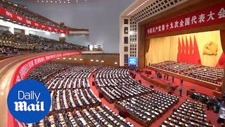 President XI Jinping opens the Communist Party Congress - Daily Mail