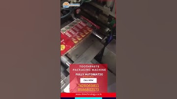 Toothpaste Packaging Machine/ packaging industry #shorts #short #shortvideo #ytshorts Part-2