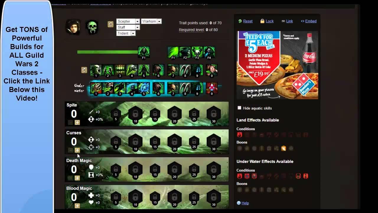GW2 Necromancer Build for Leveling YouTube