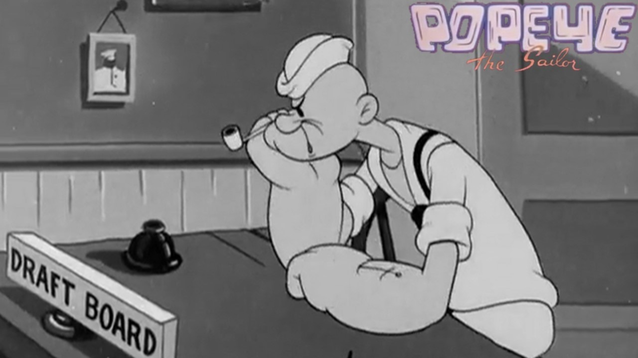 Seein' Red, White, 'n' Blue 1943 Popeye the Sailor Famous Studios Cartoon Short Film | Film Review