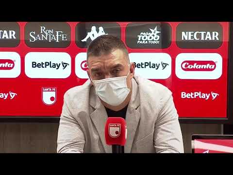 Rueda de prensa de Independiente Santa Fe tras el partido frente a Águilas Doradas