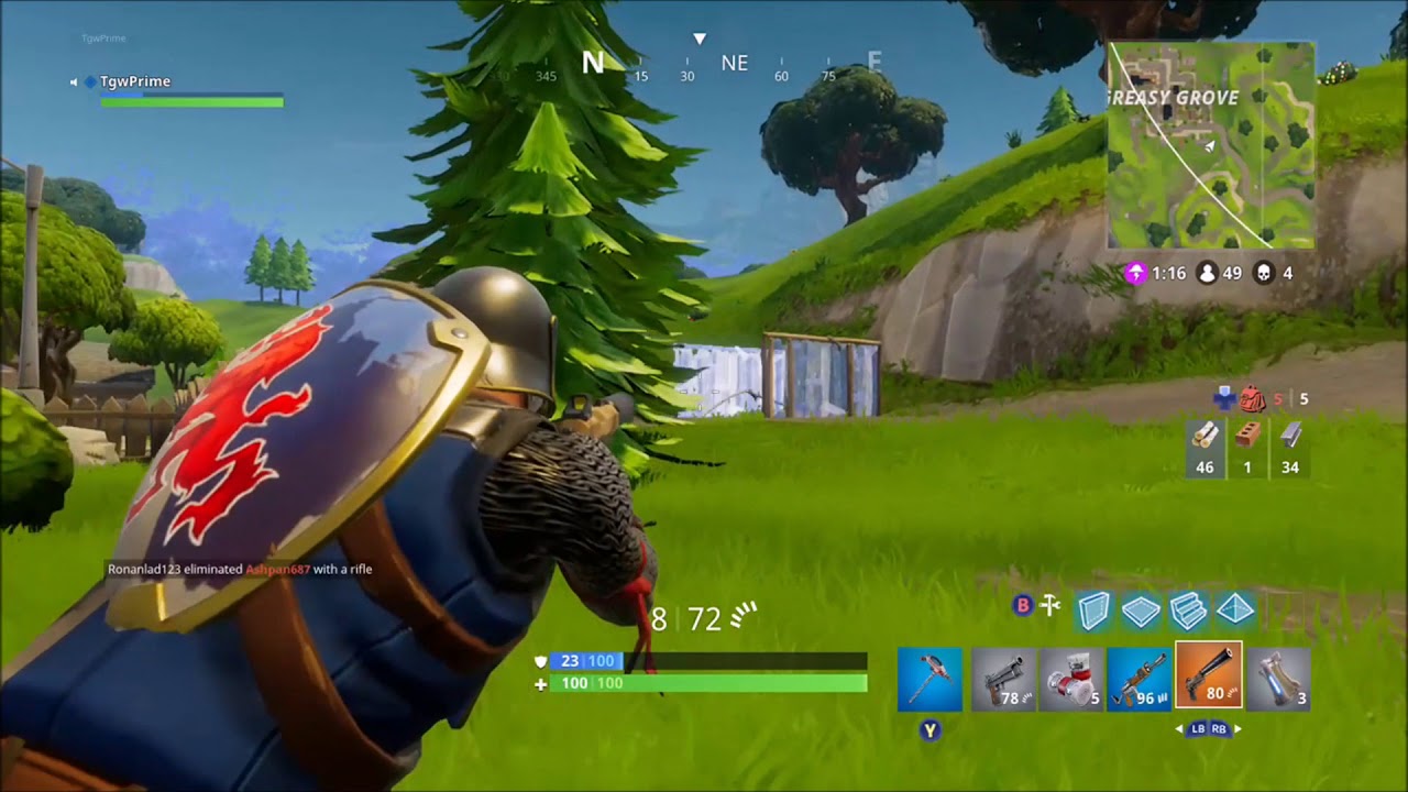 Fortnite (Xbox) 7vs1 Listen to footsteps direction Use Headphones