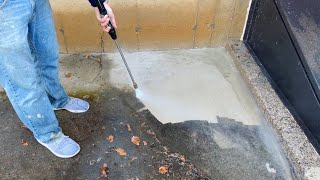 Oddly Satisfying: Pressure Washing a Filthy Patio to Perfection!