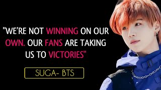 SUGA– QUOTES | MIN YOONGI | BTS QUOTES | BTS | BTS SUGA #suga #bts