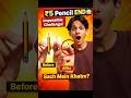 ₹5 Ki Pencil Ko Pura Khatm Kar Diya 😱 | Extreme Pencil Challenge | End Tak Dekhna 🔥#challenge #short