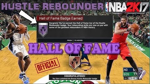 HOW TO UNLOCK HUSTLE REBOUNDER & PUTBACK KING! 2k17 Glass Cleaner Badge Tutorial - Fast Quick Easy