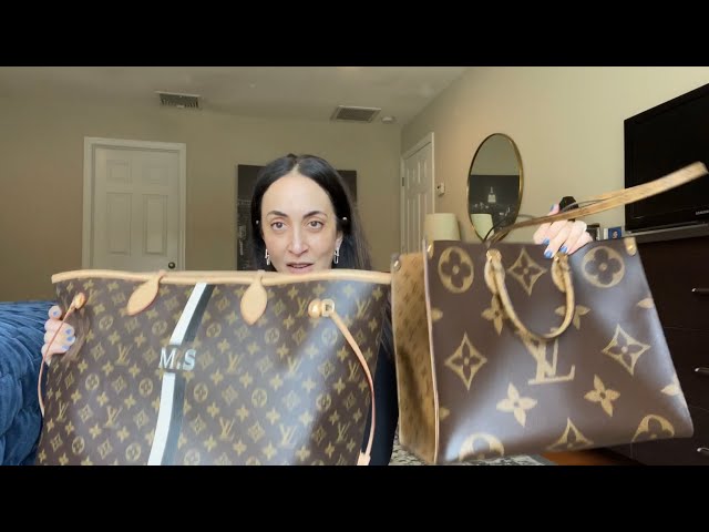 Louis Vuitton OnTheGo Tote Bag VS Neverfull MM Review - Which one
