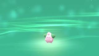 Shiny Cleffa evolves into Clefairy #BDSP #Evolution #Clefairy
