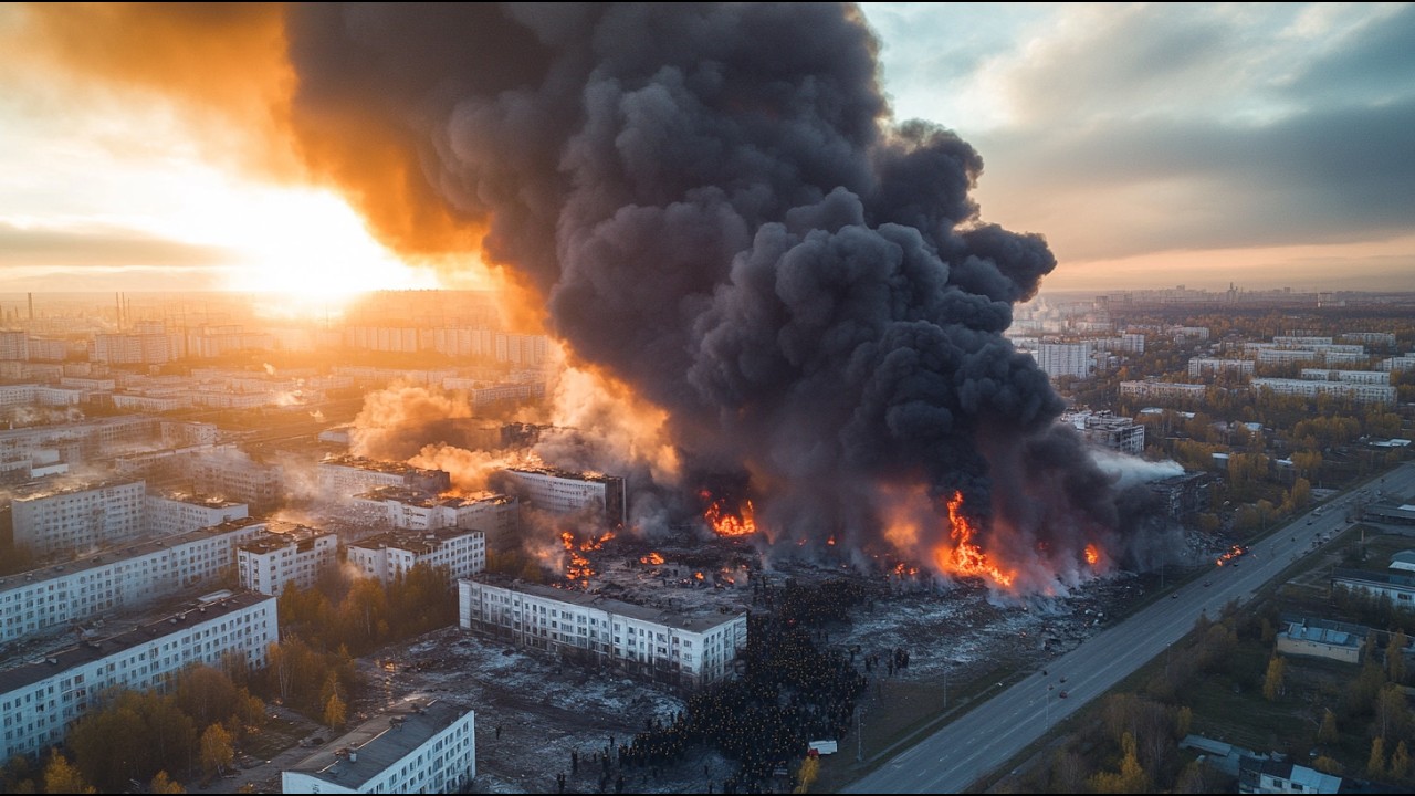 Ужасающий момент! Крупнейший склад оружия был разбомблен американскими истребителями F-35.