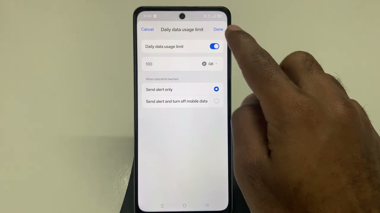 How to Set Daily Data Limit on Realme P4x | Realme P4x Daily Mobile Data Limit Settings