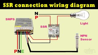 SSR connection with sensor wiring diagram