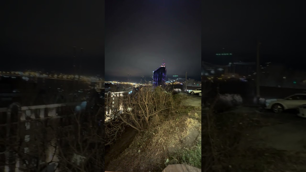 Ночной вид Владивостока 