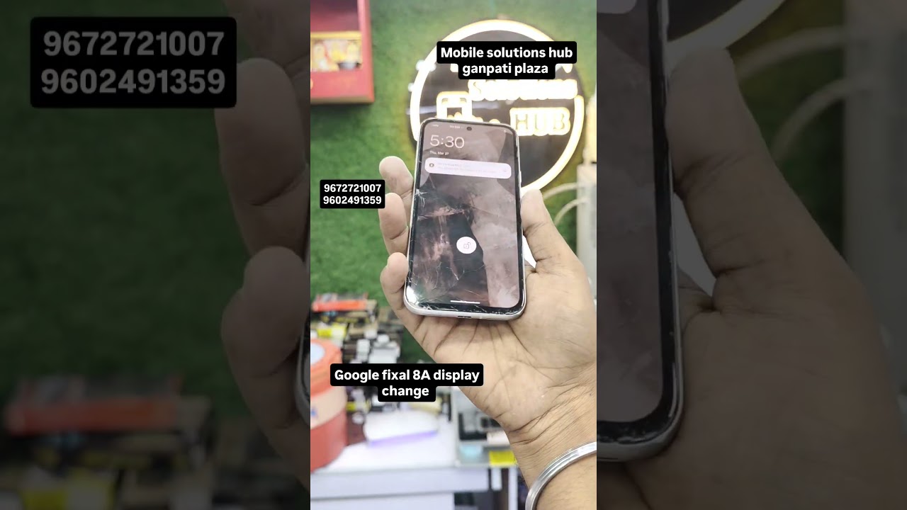 Google pixel 8A display glass change
