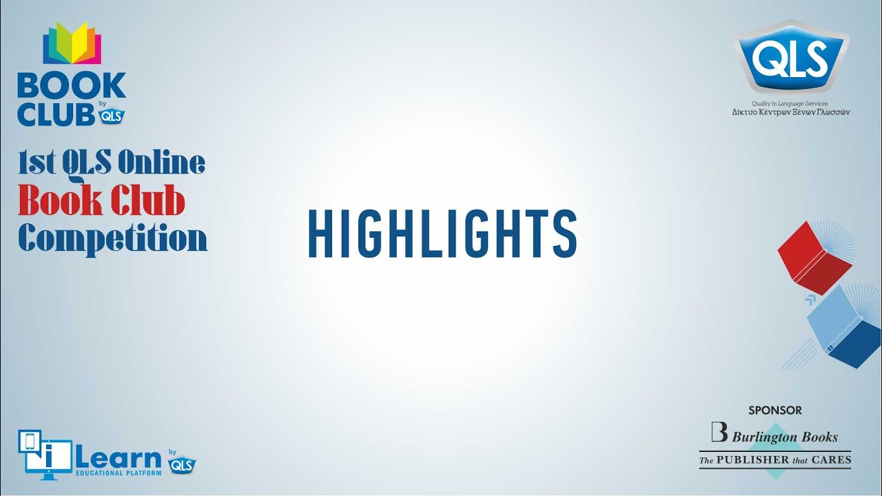 1ST QLS ONLINE BOOK CLUB COMPETITION HIGHLIGHTS 2021 YouTube