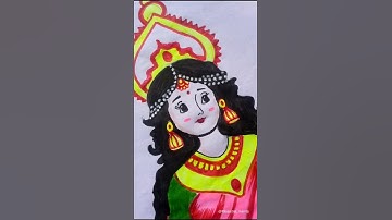 beautiful Radha rani ji drawing 🥀🧿#trending #art #instagram #shorts #radha #krishna