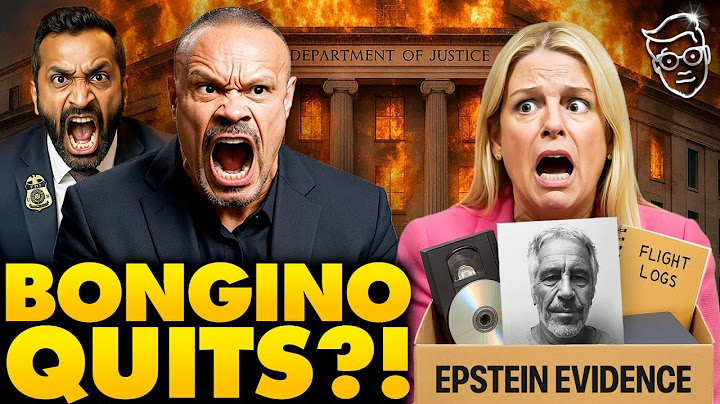 YIKES: Bongino Walks OUT of FBI After FURIOUS Clash with Pam Bondi over Epstein Crisis: 'Dan Quit..'
