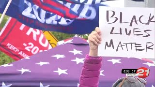 Trump supporters, Black Lives Matter duel protest in Bend