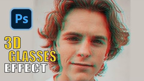 Create 3D glasses effect in Photoshop