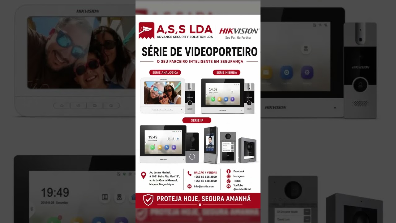 SÉRIE DE VIDEOPORTEIRO HIKVISION