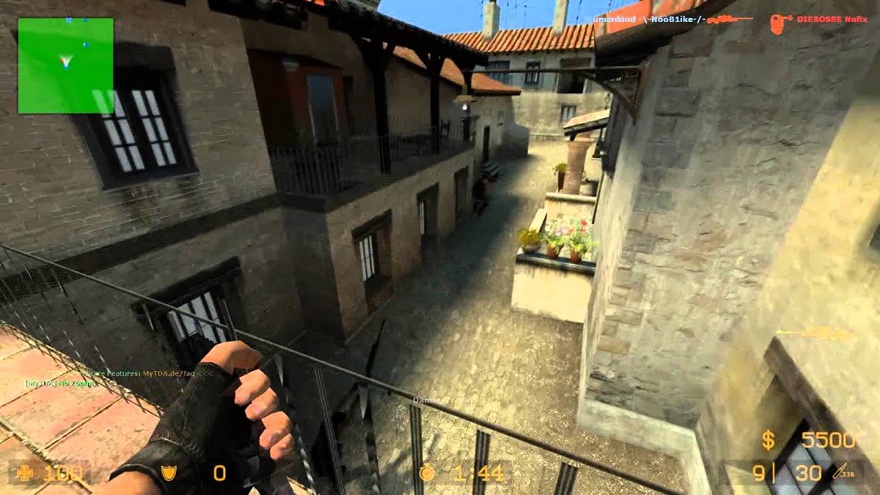 CS:S / AWP NOSCOPE / 360° + Music