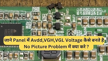 Sony Tv No Picture avdd, vgh, vgl Voltage Missing #full Solution | Led Tv Repairing Course In Delhi