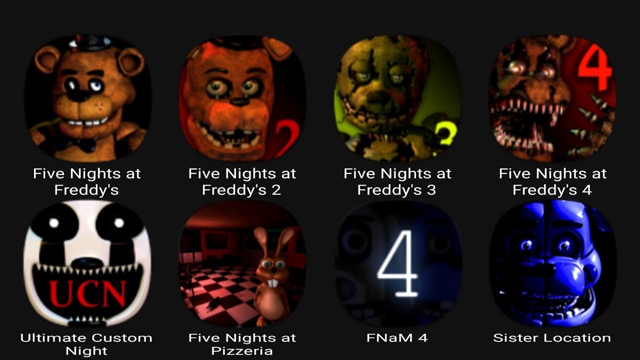 Five Nights At Freddy's 4 Five Nights At Freddy's 3 Five Nights At Freddy's  2 Five