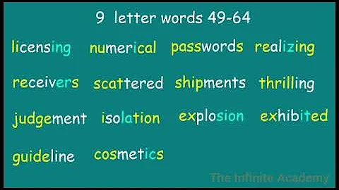 9 letter words | Decoded | 200 words